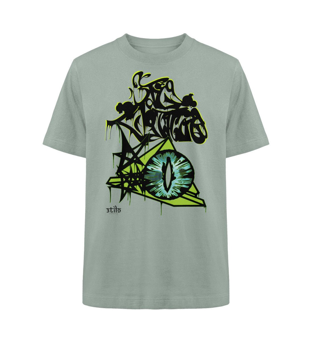 3D Pyramid Custom Graffiti Freestyler - Heavy Oversized T-Shirt ST/ST - 3til9 Clothing