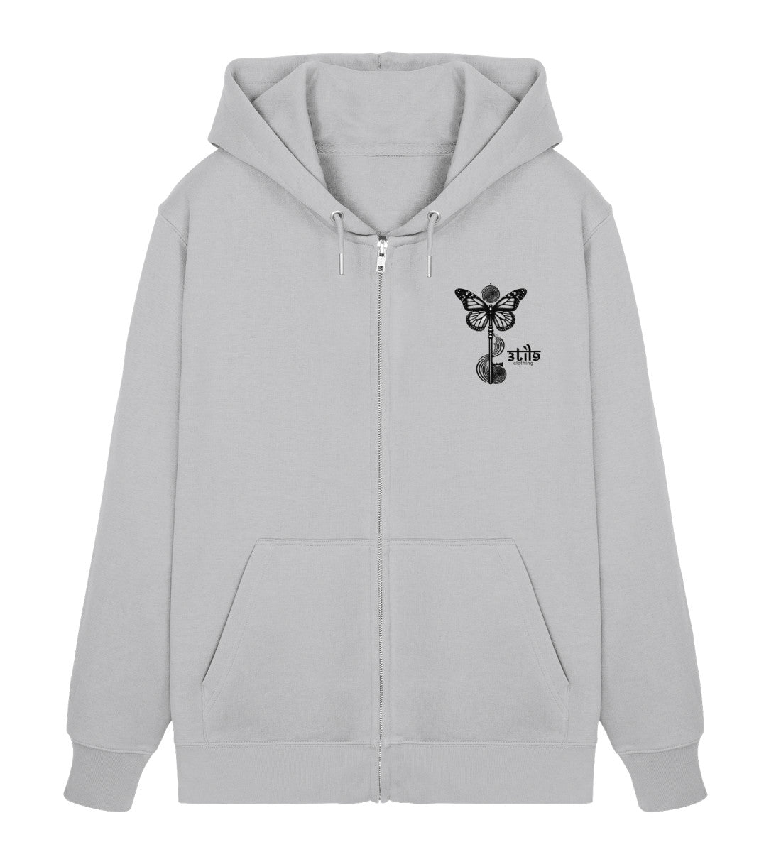 Elegant MK - Unisex Organic Zipper 2.0 ST/ST - 3til9 Clothing