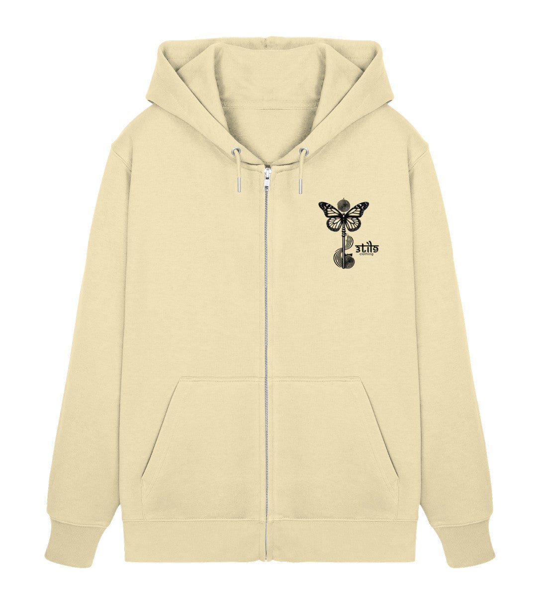 Elegant MK - Unisex Organic Zipper 2.0 ST/ST - 3til9 Clothing