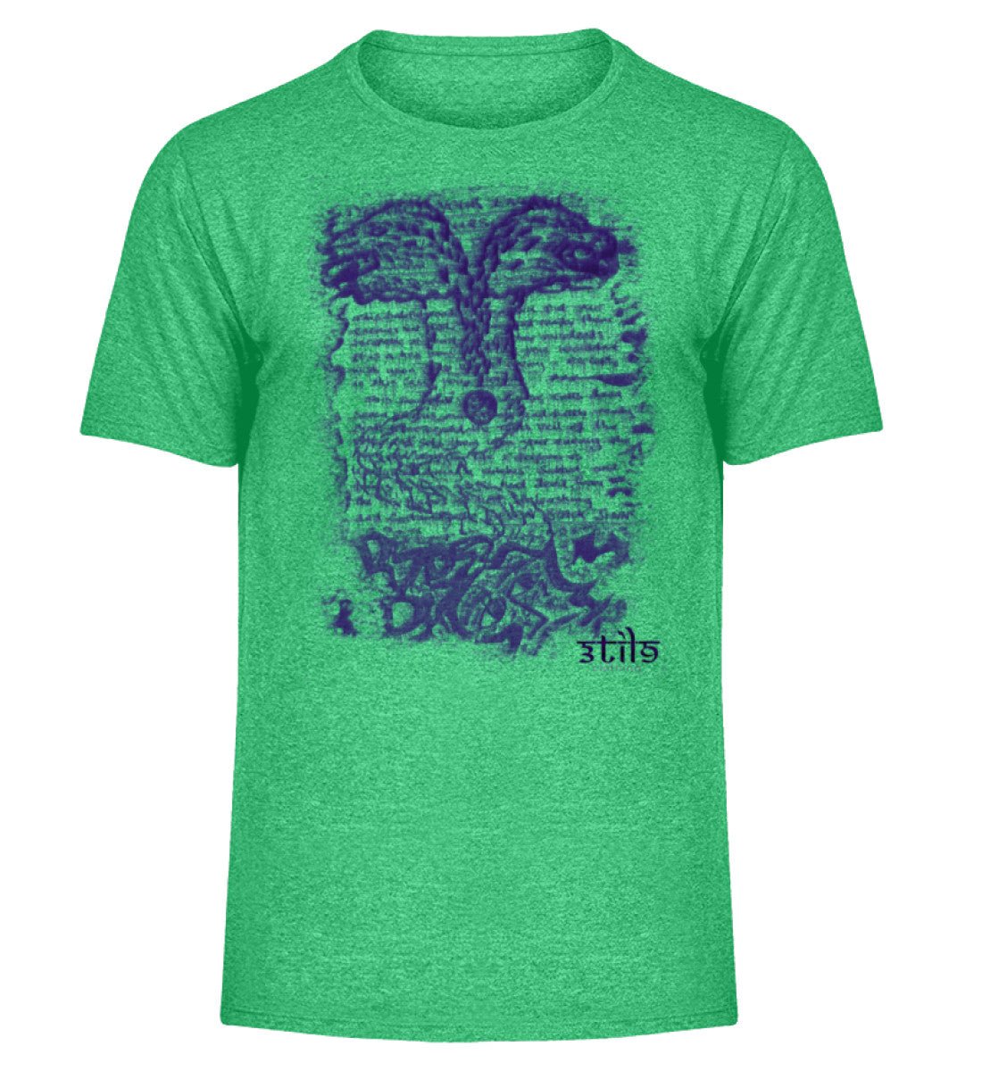 Mystery Snakeheads - Men's Melange Shirt - 3til9 Clothing
