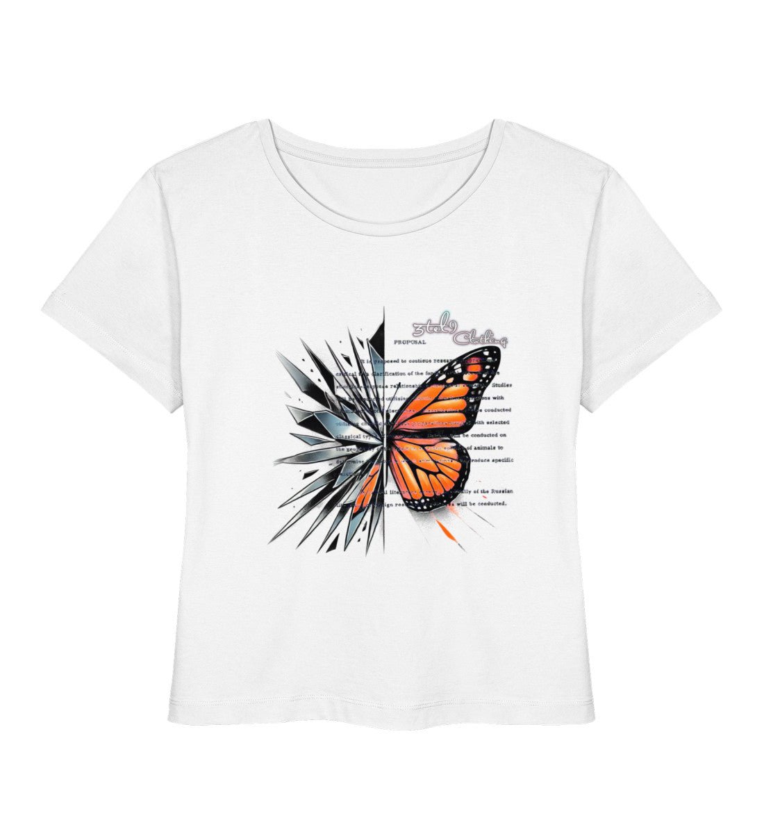 Shattered Monarch - Stella Ella Fitted Shirt ST/ST - 3til9 Clothing