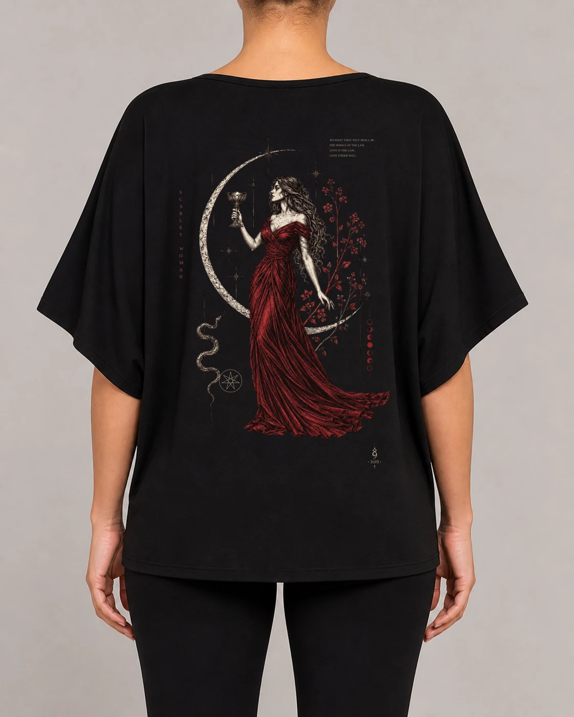 Babalon Veil Tee — garment visualization