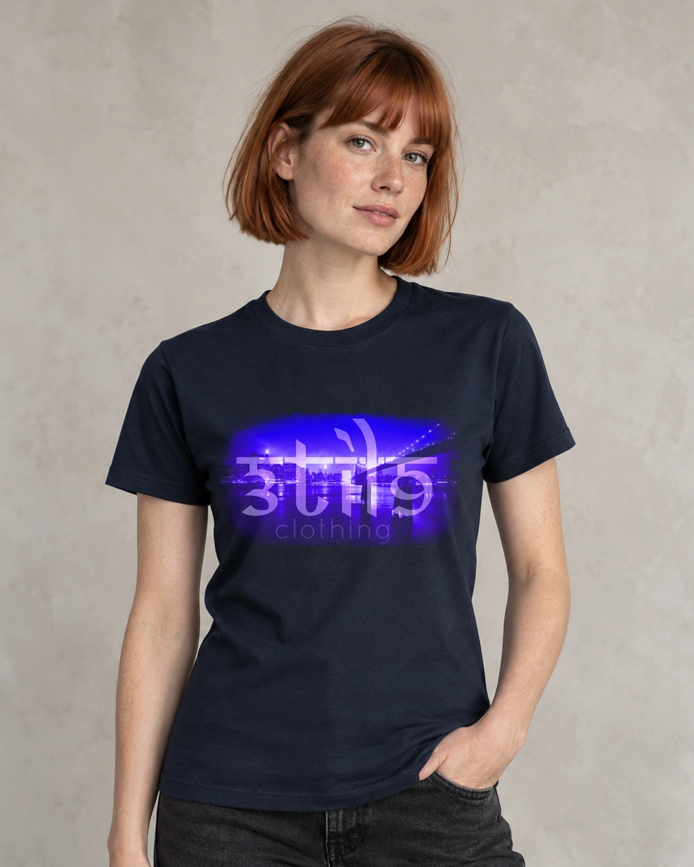 City - Navy, digital wearing preview