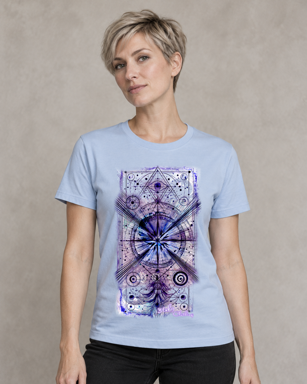 Eye of Will - Light Blue, digital wearing preview