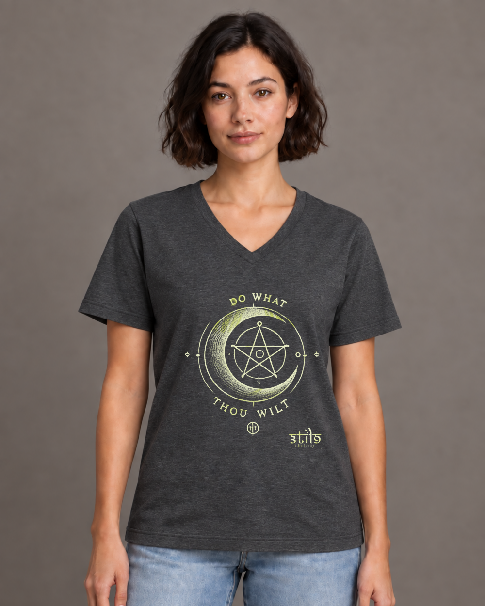 Crescent - Dark Heather, digital wearing preview