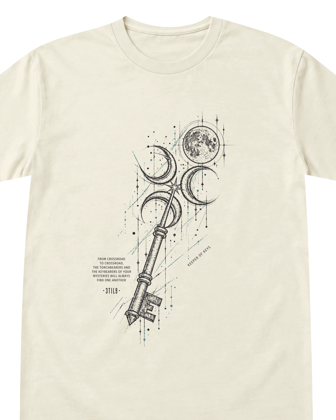 Hekate Keeper of Keys Tee — visual concept