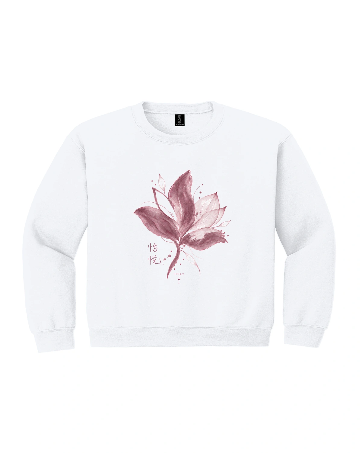 Lily Gratitude — digital size-S garment layout with Lily’s original handwriting