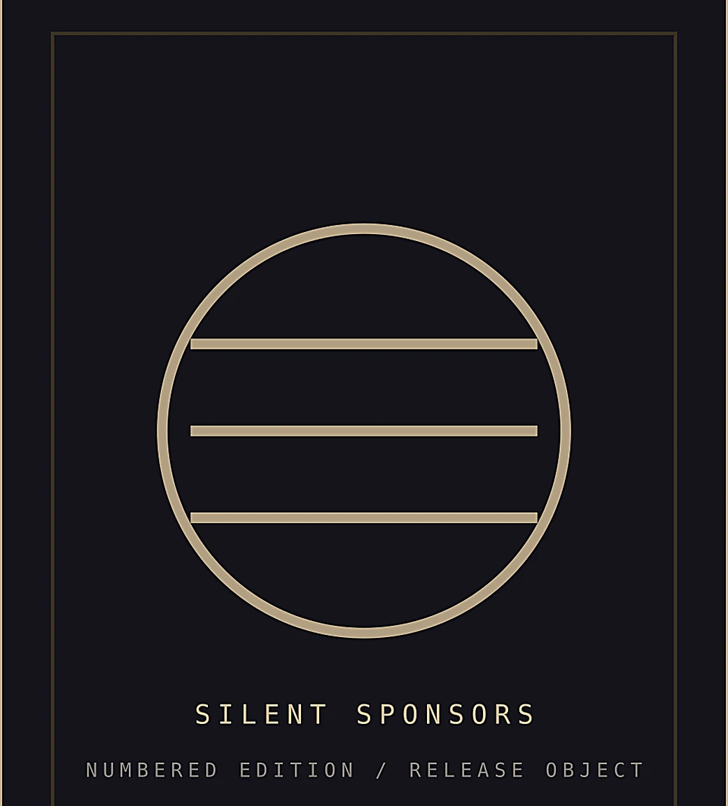 Silent Sponsors numbered poster cropped on the central release mark and title.