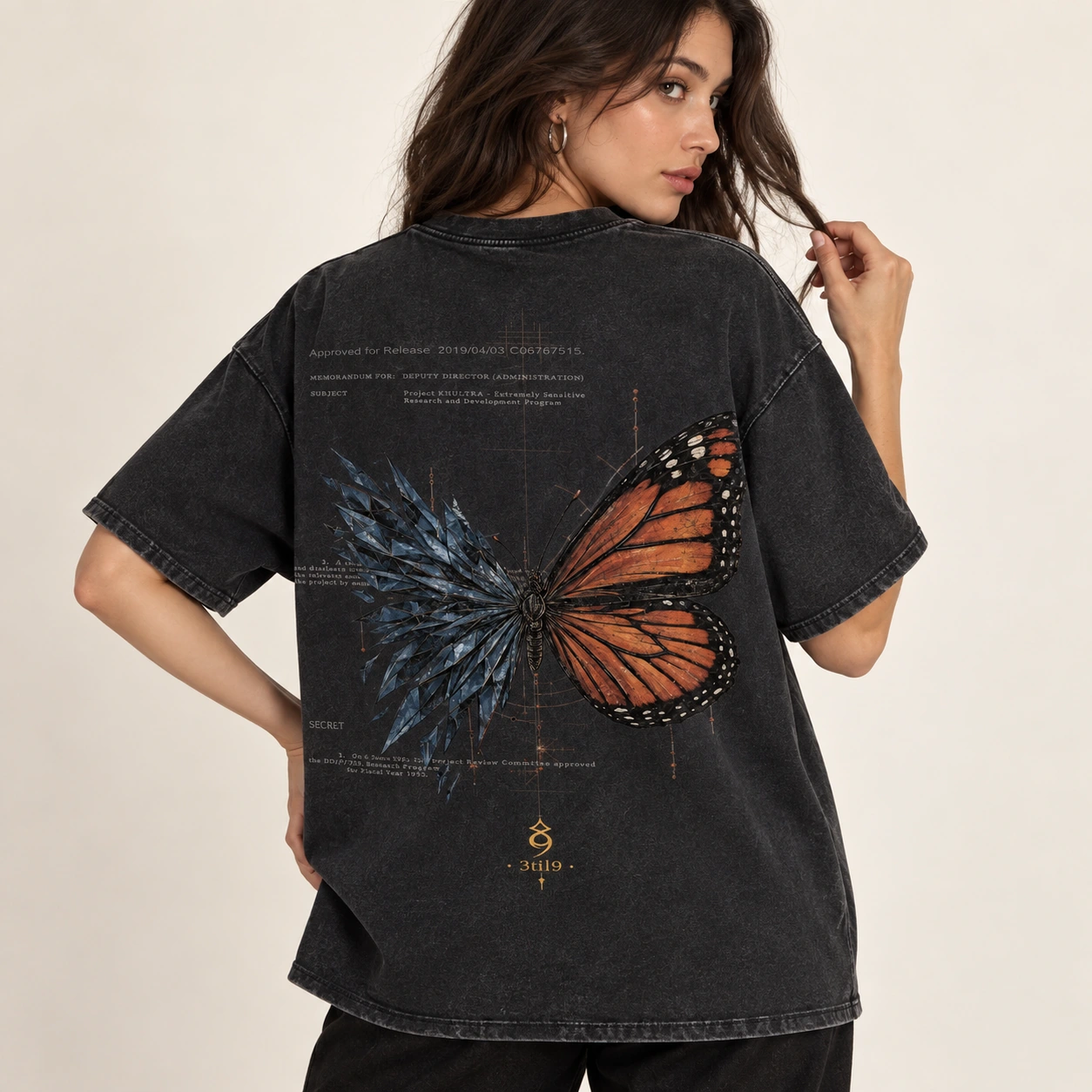 Monarch Archive - Limited 77 - Faded Black, digital wearing preview